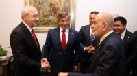Karamollaoğlu ve Davutoğlu'ndan Kılıçdaroğlu'na ziyaret