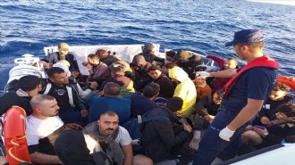 Muğla açıklarında 41 düzensiz göçmen kurtarıldı