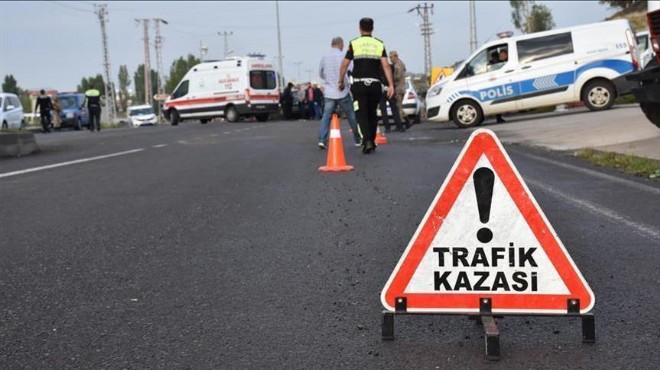 Tire deki trafik kazasında 1 kişi yaralandı