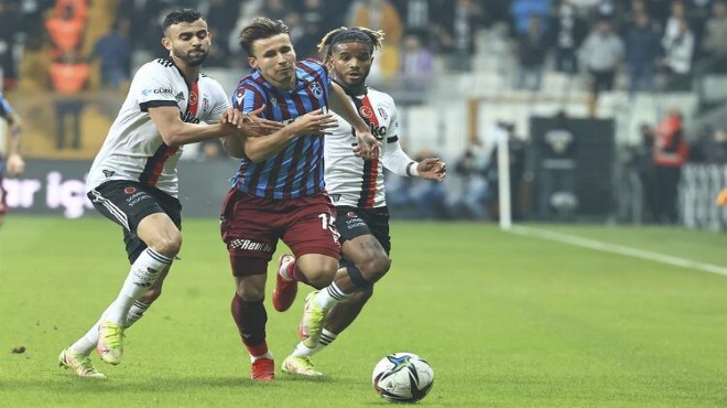 Trabzon, Beşiktaş ı uzatmalarda devirdi