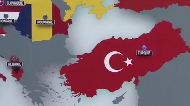 TRT ekranında harita skandalı!