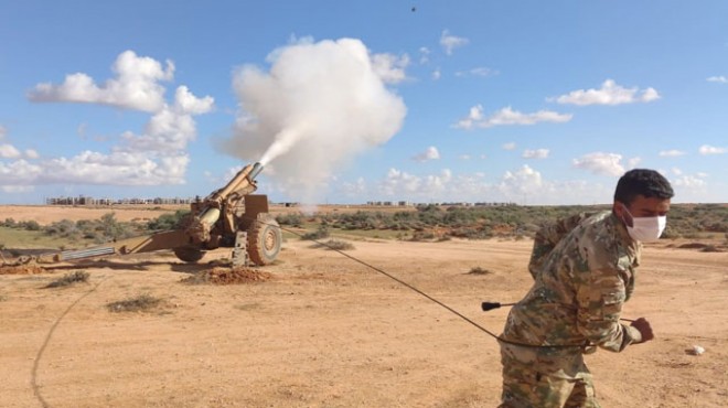 TSK dan Libya askerine ağır silah eğitimi