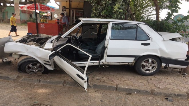 Turgutlu da trafik kazası: 1 yaralı