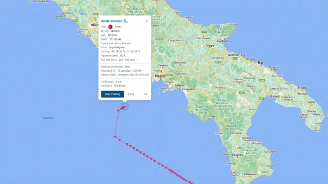 Türk gemisinde  kaçak  krizi: İtalya da müdahale!