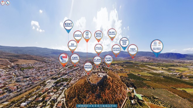 Türkiye’de ilk… Selçuk’ta 360° sanal tur!