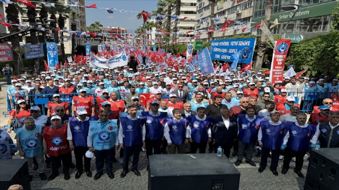 Türkiye Kamu-Sen den İzmir de 1 Mayıs mitingi!