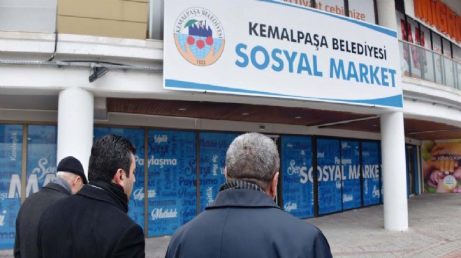 Türkiye’nin en büyük sosyal marketi Kemalpaşa’da