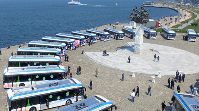 Türkiye nin ilk elektrikli otobüs filosu İzmir de yola çıktı!