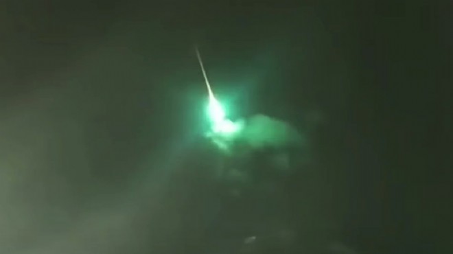 Türkiye Uzay Ajansı ndan  meteor  açıklaması