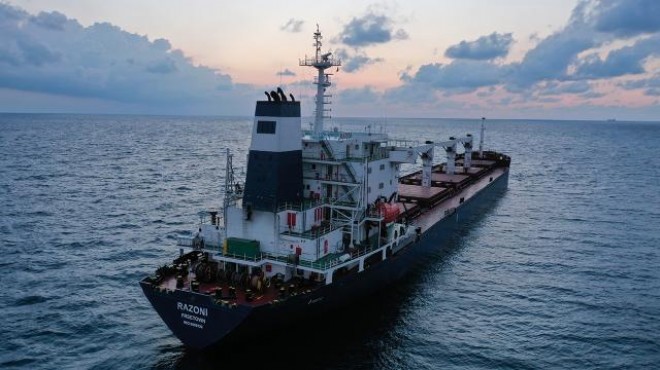 Ukrayna dan yola çıkan ilk tahıl gemisi İstanbul da