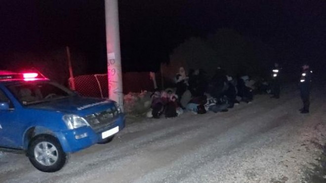 Urla ve Çeşme de 71 kaçak göçmen yakalandı