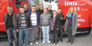 İzmir’den Van’a 7 TIR  daha