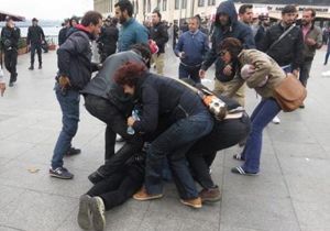 Kadıköy de anmaya gidenlere polis müdahalesi: 4 gözaltı