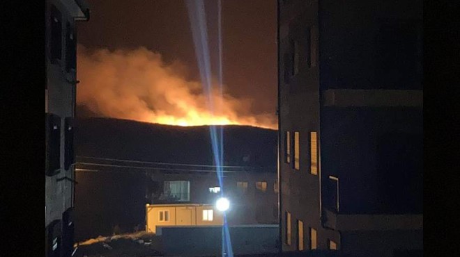 İzmir de korkutan orman yangını!
