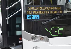 İzmir de bir ilk: Elektrikli otobüs filosu 