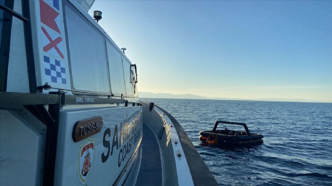 Yunan itti... 8 düzensiz göçmen kurtarıldı