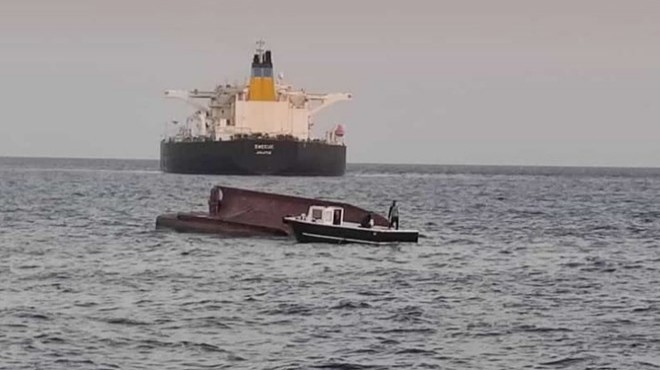 Yunan tankeri ile Türk balıkçı teknesi çarpıştı!