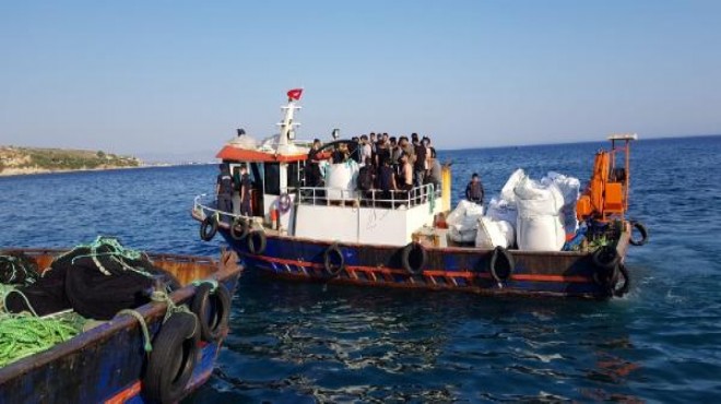 Yunanistan a kaçmaya çalışıyorlardı... 45 göçmen yakalandı!