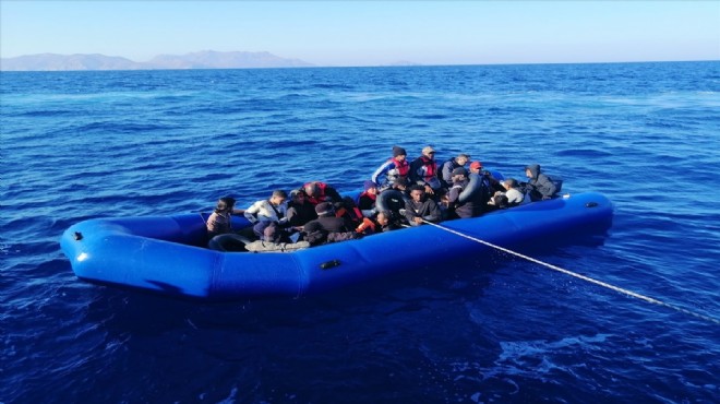 Yunanistan tarafından geri itilen göçmenler kurtarıldı